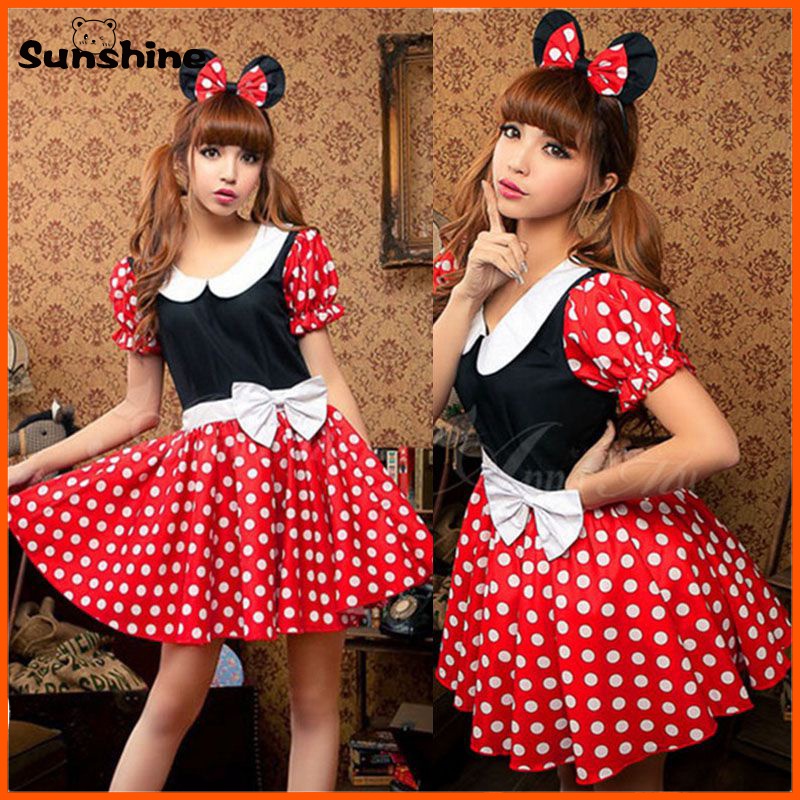 Vestido minnie 2025 mouse adulto