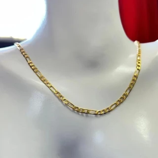 Correntinha de Ouro 18k Feminina Choker 3 por 1 45cm Banhada a Ouro em Oferta na Shopee