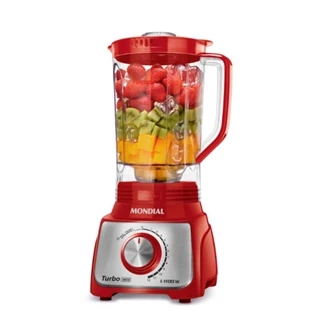 Liquidificador Mondial Power 1100W Filtro 12V L-1100-RI Vermelho 127V