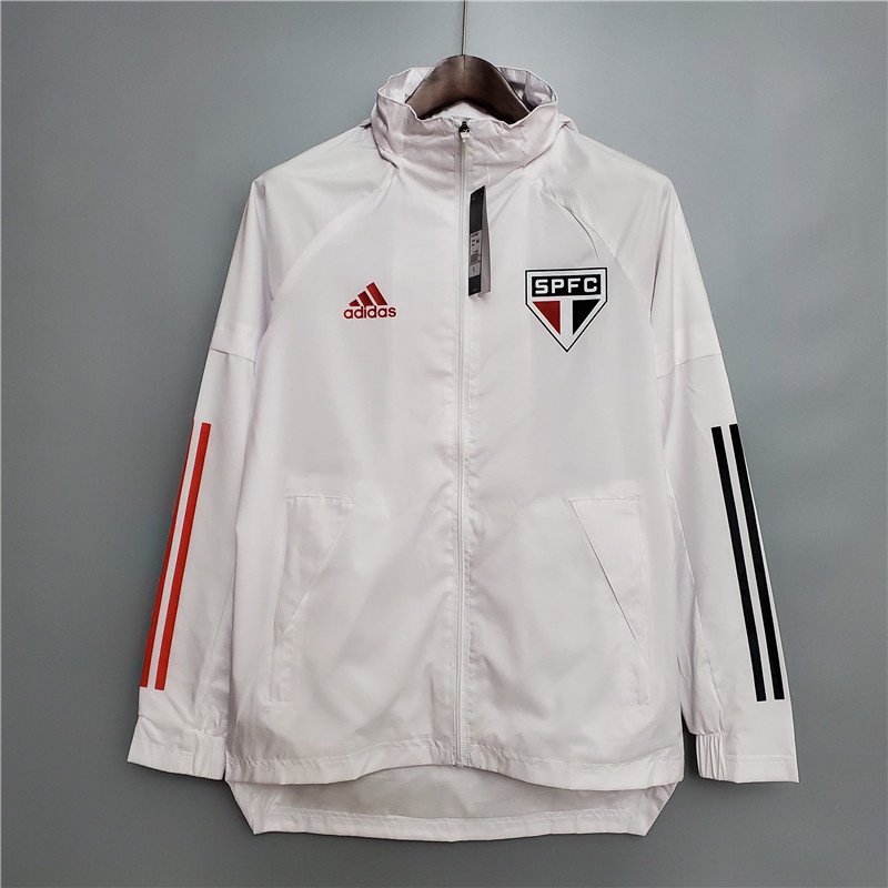 2021/2022 São Paulo Equipe de Futebol Top Camisa Casaco de Treino Dos Homens Qualidade Original Jaqueta Bolso AAA Branco21/22