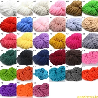Fio Lã Grossa Goz 250g Macia Feita À Mão Para Inverno Outono Manta Peso Craft