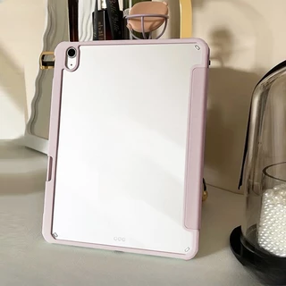 Estojo Acrílico Transparente Anti-Curva HD Para iPad 2022 M2 Pro 11 Polegadas 2022 10a Geração 10,9 Air 5 4 10,2 10,5 9,7 Inteligente Tampa De Mesa Protetora À Prova De Choque