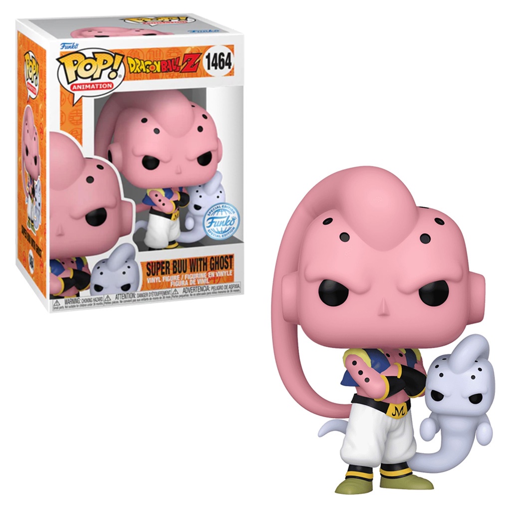 POP! Dragon Ball Z- Super Buu with Ghost #1464 Chase (PRE-Release) Exclusive Bundled with Compatible Box Protector Case