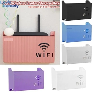Caixa De Armazenamento De Prateleira De Roteador Wi-Fi Sem Fio , Organizador De Parede , Organizadora De Suporte De Ener em Oferta na Shopee