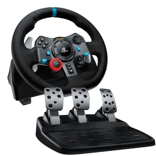 Volante de Corrida Driving Force c/ pedal Logitech G29 PS4, 