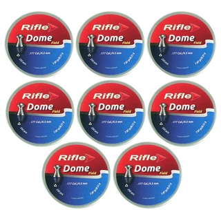 8x Chumbinho 4.5mm 250un. Rifle Dome 7.81gr