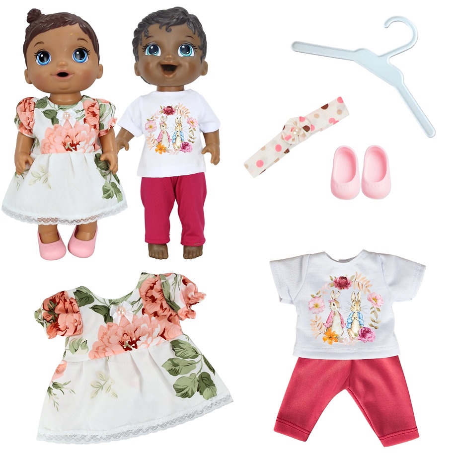 Roupinhas De Boneca Baby Alive - Kit Com 4 Peças