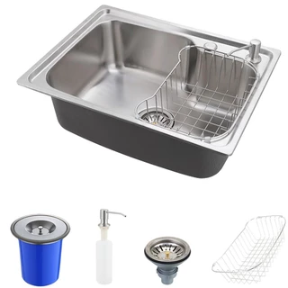 Cuba para cozinha pia com acessórios e lixeira Matis Pingoo em Oferta na Shopee