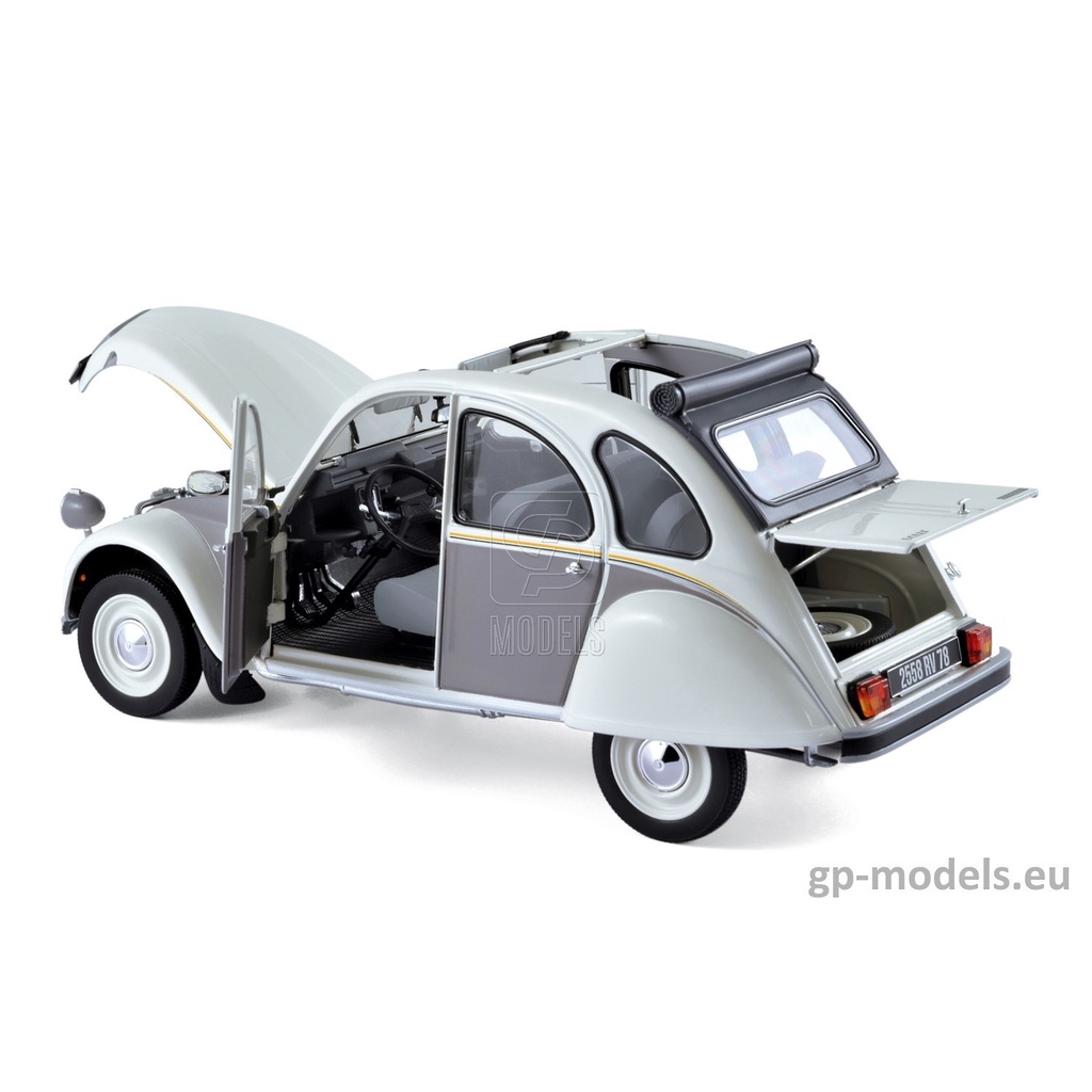 Modellino in miniatura Citroen 2CV 1/18 Maisto grigio 1952 - Modellini