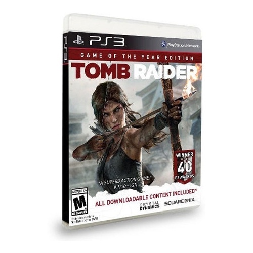 Tomb Raider edição jogo do ano - PS3 - Sebo dos Games - 10 anos!