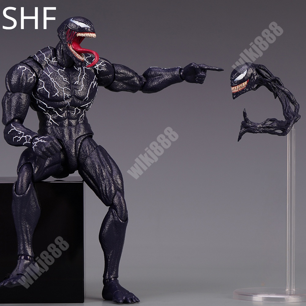 SHF Venom Marvel Movie Ver Change Face Film Articulado Bonecos Modelo ...