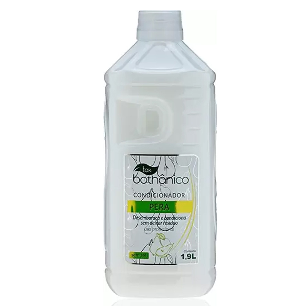 Galão de Condicionador Tok Bothanico Pera 1,9L Hidratante Facil de Pentear Uso Profissional