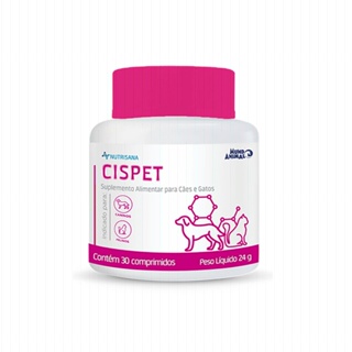Suplemento para Cães e Gatos Nutrisana Cispet Mundo Animal 30 Comprimido