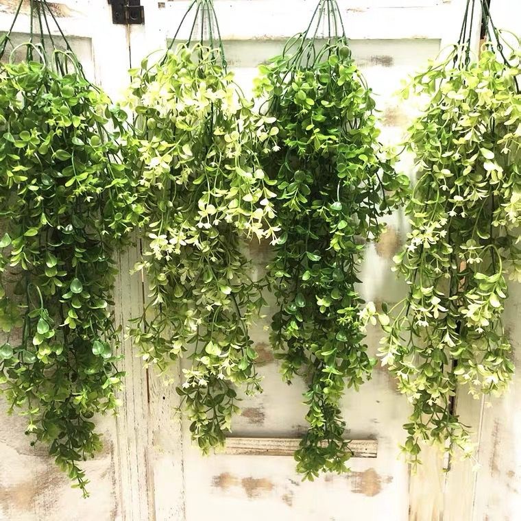 Flores Artificiais E Plantas Folha Folhagem Decoração Da Parede Do Jardim