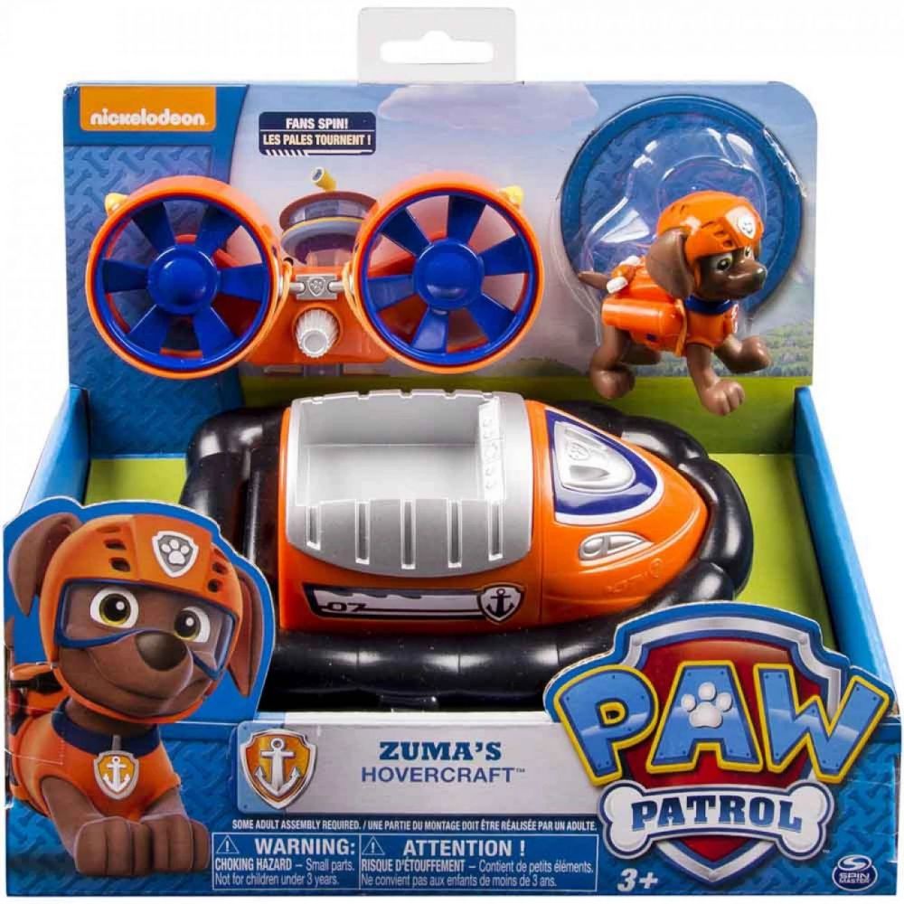 Patrulha Canina Veículo e Boneco Zuma Hovercraft - Sunny 1389