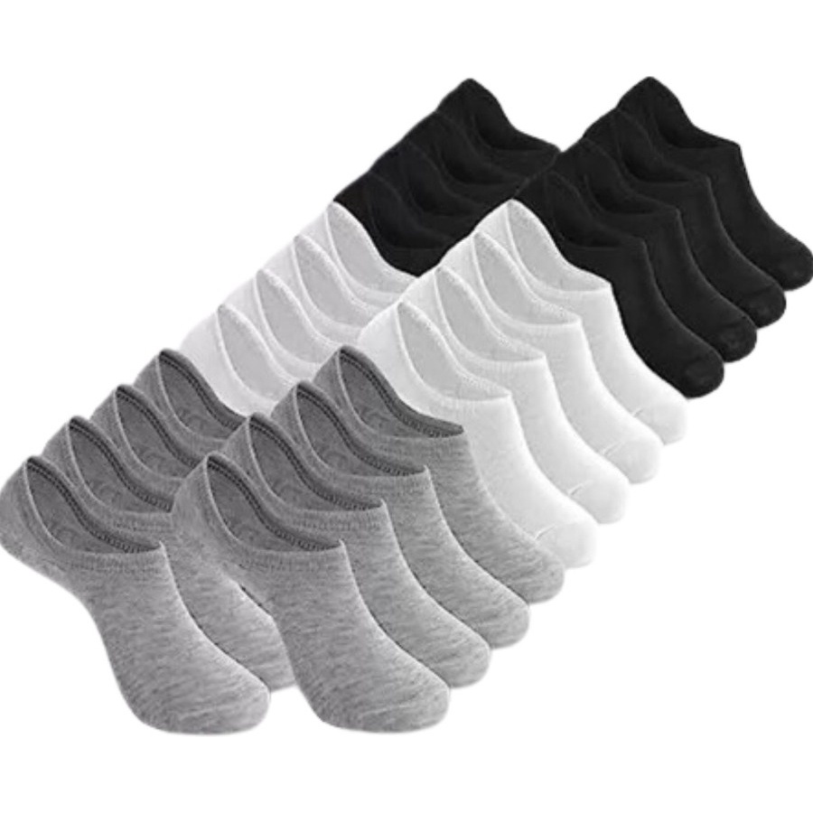 Kit 12 Meias Soquete Cano Curto Unissex