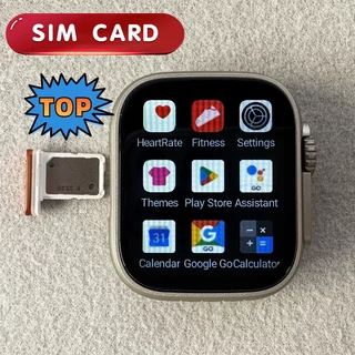Relógio Inteligente Android S9 ULTRA Câmera 4G SIM RAM 1GB ROM 16GB akilli saat montre Smartwatch S8