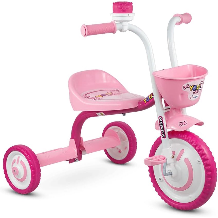 Triciclo Infantil Bebe Motoca Passeio C/ Som Luz Empurrador - DM Brasil -  Velotrol e Triciclo a Pedal - Magazine Luiza