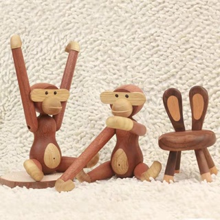 4 pçs/set macacos engraçados ornamentos animais sala de estar casa  artesanato decoração presentes das crianças - AliExpress