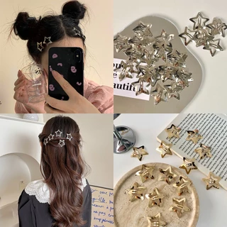 10/20/30 Pcs/Set Metal Star Hairpin Giro Grampo De Cabelo Feminino Sem Costura Acessórios De Moda