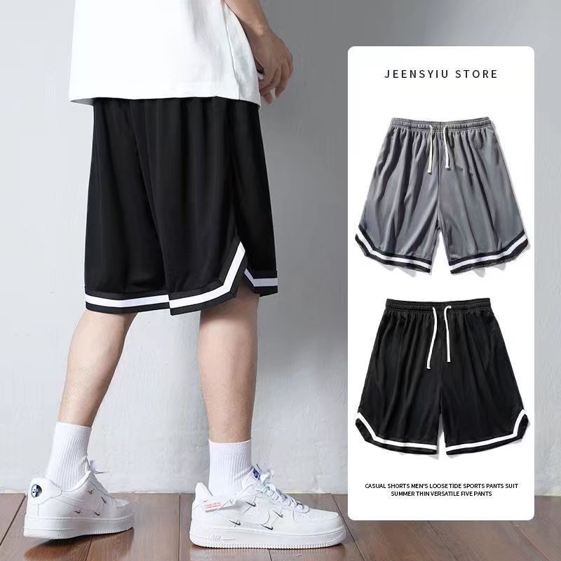 Calção Masculino De Verão Para Corrida/Treino/Basquete/Plus Size/Casual 09#