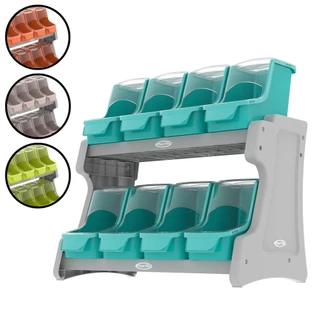 Dispenser de Balcão Móvel PDV Display 8x3,8Lts Plast Pet