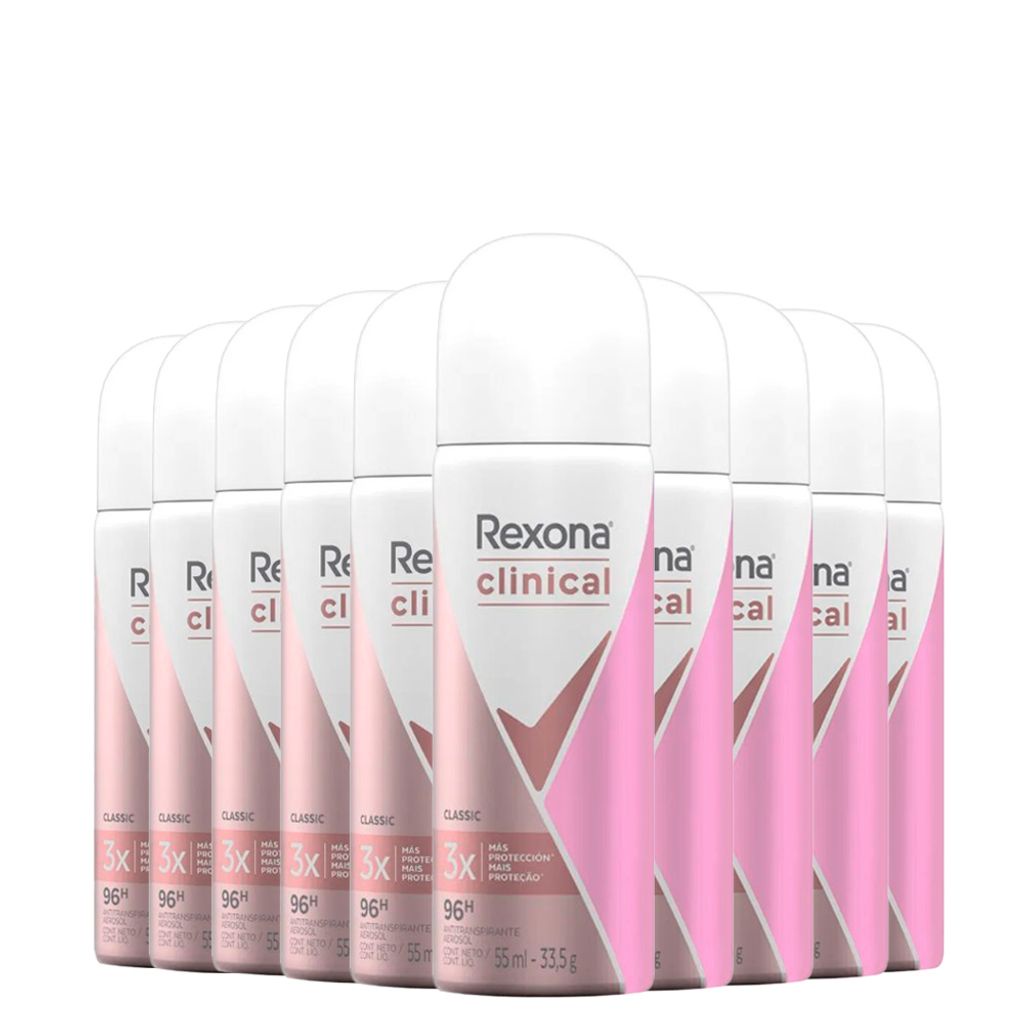 Desodorante Aero Rexona Feminino Clinical Classic Mini 33.5gr