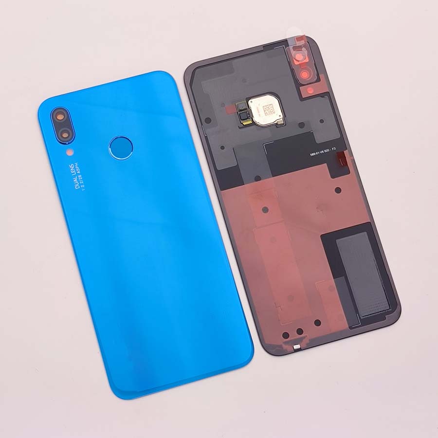 Para Huawei P20 Lite Tampa Da Bateria Traseira Porta De Vidro Nova