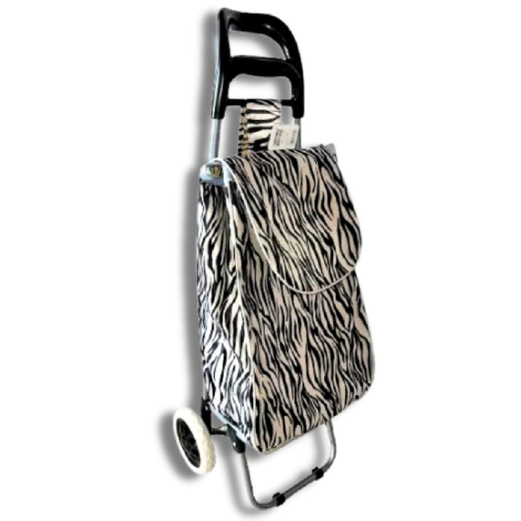 Carrinho De Feira Lavável Dobrável Reforçado C/ Roda Compras