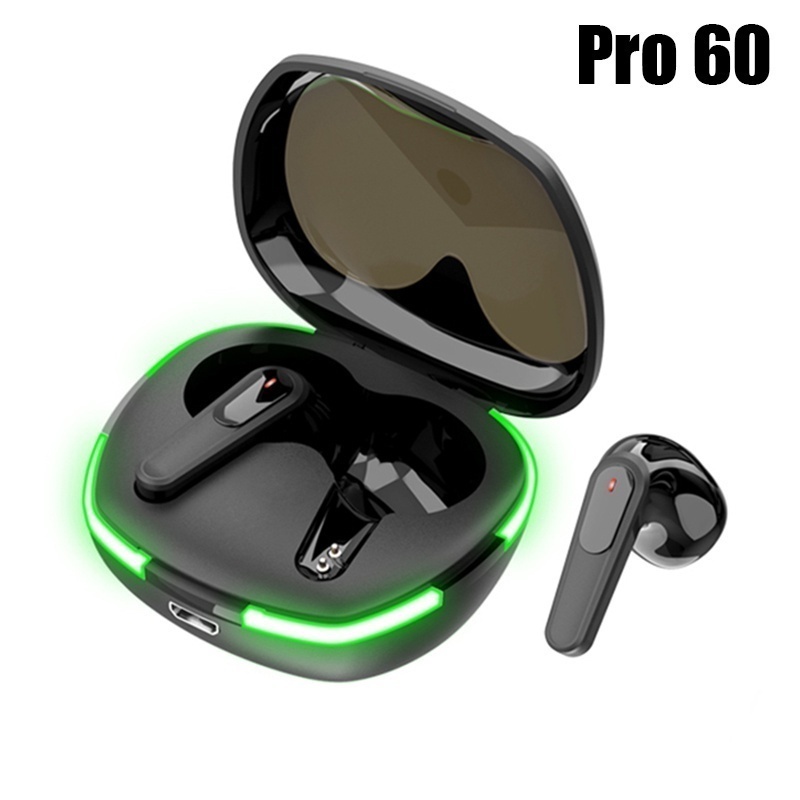 Pro60 Fone De Ouvido Bluetooth 5.1 Sem Fio HiFi Stero Esportivo Com Redução De Ruído MARISA