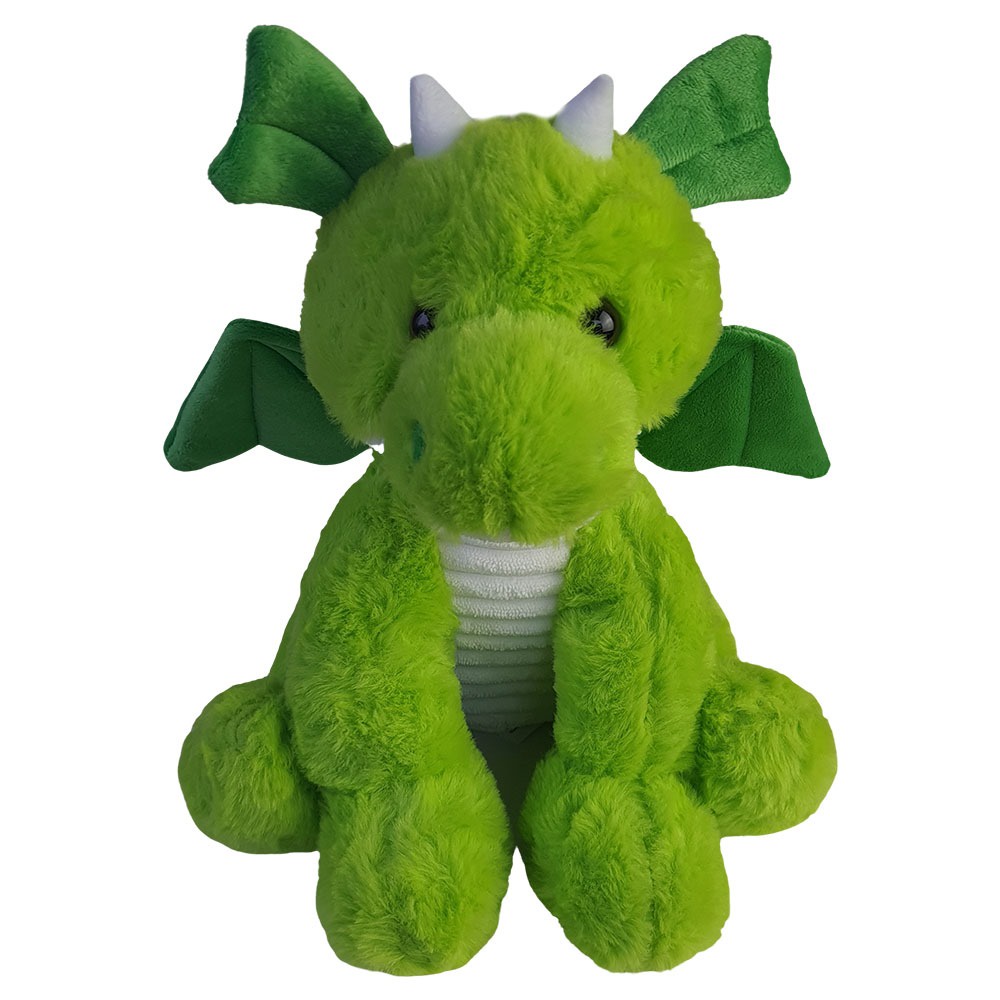 Dragão de Pelúcia 30cm Verde Limão