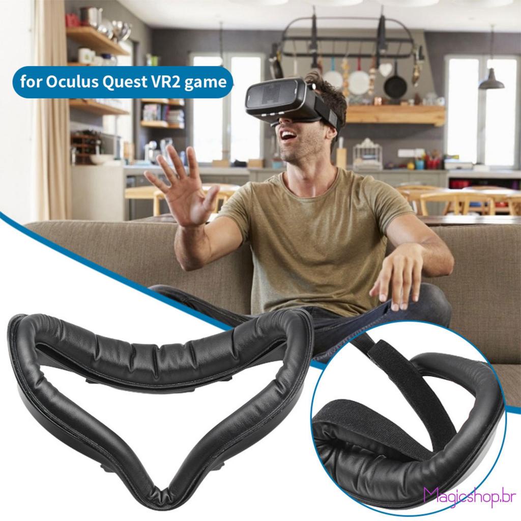 Óculos Mag-PU Leather VR Acessórios Para À Prova D'água + Suporte De Interface Facial Oculus Quest 2