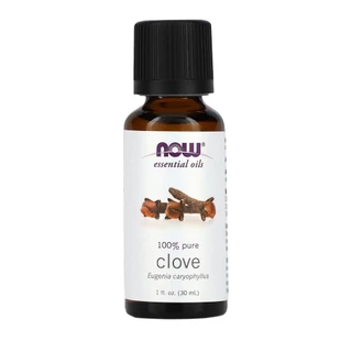 Óleo de Cravo 30ml Now Foods 100% Puro Importado