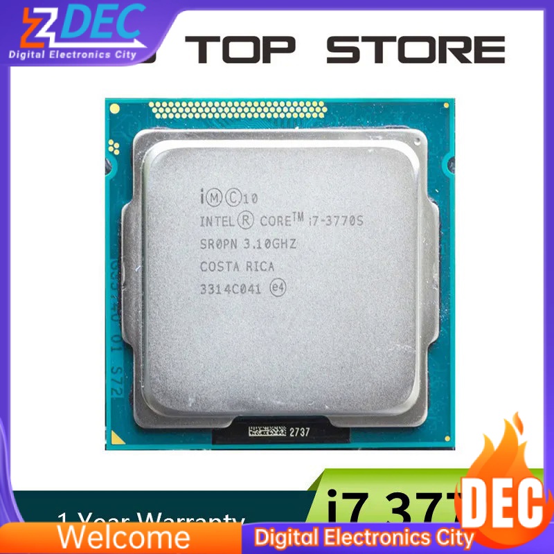 Processador Intel Core i7 3770s Usado Quad-Core 3.1 GHz L3 = 8M 65W Soquete LGA 1155 Desktop C PUP