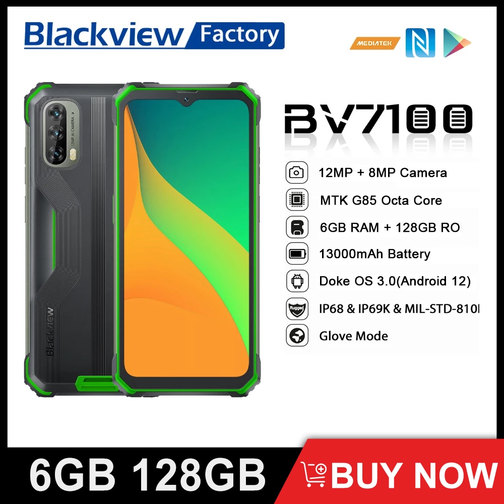 Blackview Bv5300pro Smartphone resistente Android 12, 6.1 HD +