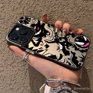 IPhone 11-15 estojo rígido fosco Apple 15promax 13 11 estojo anti-queda adequado para iPhone 15plus 12promax 11promax XR XSMax 14promax 7/8plus anime Pokemon Apple 11 15 estojo 12pro