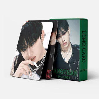 Kpop 55 Pçs/Set Straykids ATE Lomo Card BangChan Collection Para Fãs
