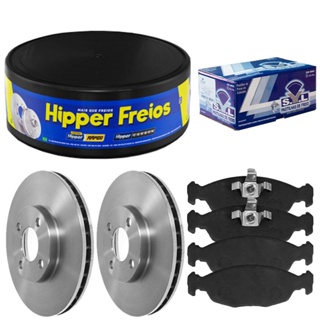 Kit Pastilha Disco Freio Montana 2010 A 2014 Dianteiro