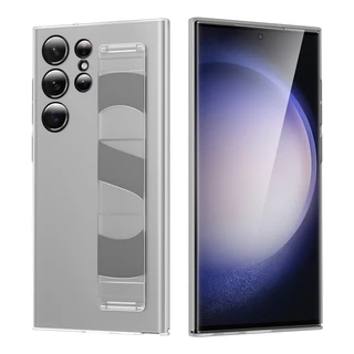 Para Samsung Galaxy S23 Ultra/S23 Plus Capa ELVEV Pulseira De Silicone Protetora Antiimpressão Digital