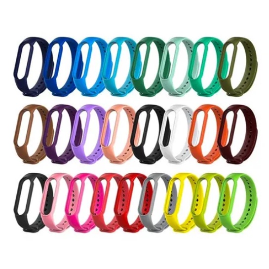 Pulseira para mi band M4 e M3 mi band M5 e M6 Pulseira de XIAOMI promocão pulseira de silicone Relógio Silicone Para Smart Relógio