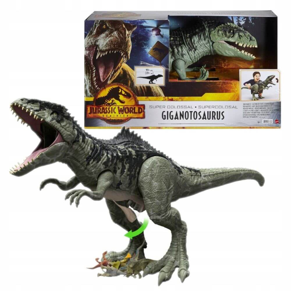 Figura Interativa - Jurassic World - Genyodectes Serus - Dinossauro Mordida  de Ataque - Mattel