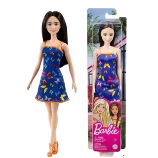 Boneca Barbie da Moda Vestido Rosa Floral Morena - Mattel 