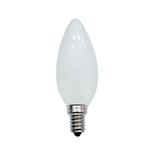 Lampada Incandescente Vela Lisa Leitosa 40W 127V E-14 Taschibra