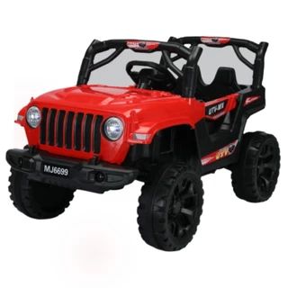 Carro Carrinho De Passeio Infantil Jipinho Jipe Elétrico 12v Cor Vermelho Voltagem Do Carregador 110v/220v