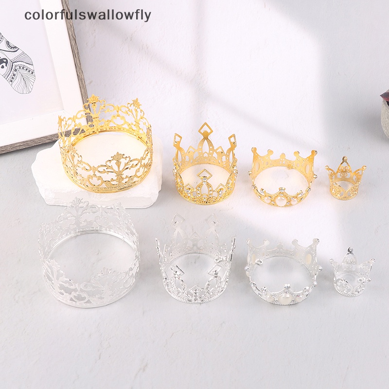 KOMBIUDA 6 Unidades Tiara De Princesa Decoração De Bolo Coroa Princesa  Coroa Cosplay Infantil Aniversário Princesa Coroas Topo De Bolo Coroa Tiara  Coroa Rei Filho Copo De Papel Cartola Pano