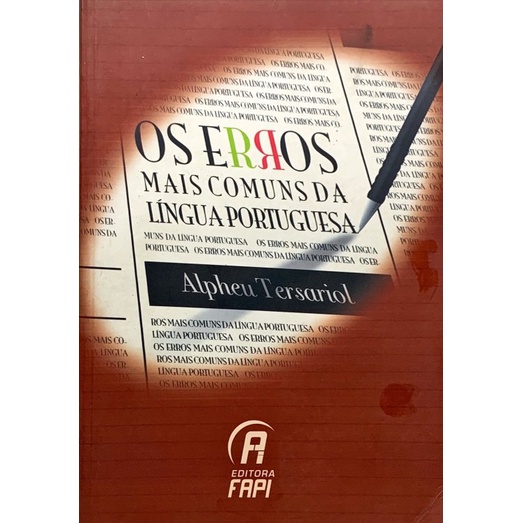 Livro Os erros mais comuns da língua portuguesa | Shopee Brasil