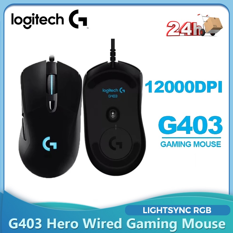 mouse hero g series g403 preto em Promoção no Magazine Luiza