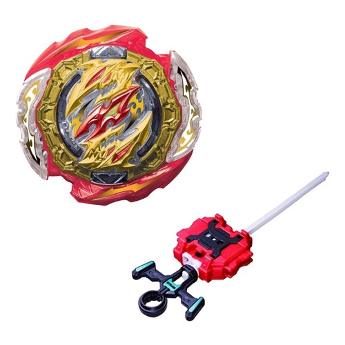 B-187 Salvador Valkyrie.sh-7 Com Beyblade Lançador Lr Azul