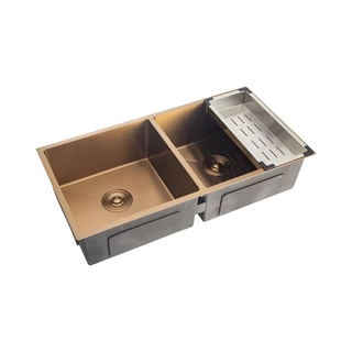 Cuba Dupla Para Cozinha Gourmet Inox Tukano Pingoo - Dourado Rose em Oferta na Shopee