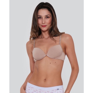 Sutiã Feminino Push Up Com Bojo Bege
